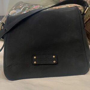 Designer Avorionero Black Leather Bag